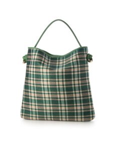 UNBILLION  ペルケ perche / 1本手チェックトートバッグ
