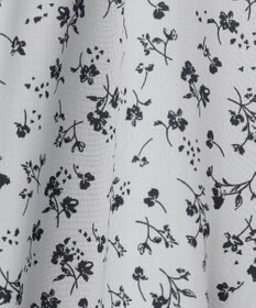 J.PRESS LADIES 【洗える】 スパンローンフラワー バンドカラー ワンピース