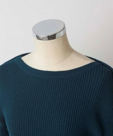 TOQUE 〈大草直子さんアドバイザー〉ベビーアルパカ ミドルゲージ ボートネックニット