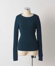 TOQUE 〈大草直子さんアドバイザー〉ベビーアルパカ ミドルゲージ ボートネックニット