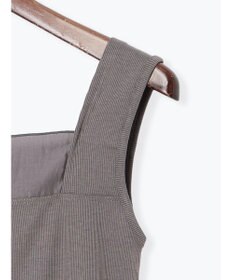 Te chichi シアー切替タンクトップ