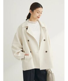 Green Parks ・ＥＬＥＮＣＡＲＥ　ＤＵＥ　ミドル丈トレンチコート