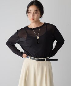 YECCA VECCA クルーネックシアートップス