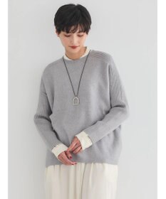 AMERICAN HOLIC バイパチ袖リブラグランニットプルオーバー