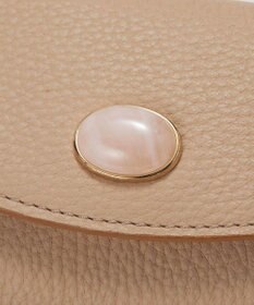 TOPKAPI 【TOPKAPI】gemdrops ジェムドロップ ミニエンボスレザー 天然石 三つ折り 財布