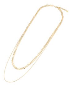23区 リングチェーン 2連 ネックレス ゴールド系