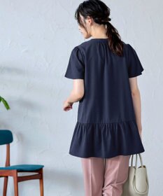 Tiaclasse 【選べる2Type】スキッパーシャツチュニック