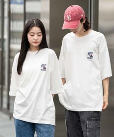 WEGO 【接触冷感/吸水速乾/ユニセックス着用ITEM/SMLサイズ展開】別注BENDAVISクールタッチワンポイントT（SS）