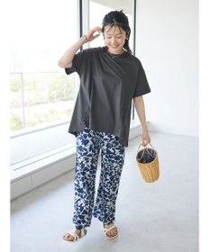 CRAFT STANDARD BOUTIQUE インド綿総柄イージーパンツ