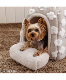 PET PARADISE ペットパラダイス 遠赤外線  ボアハウス 《お花柄》 小型犬