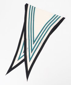 23区 【CLASSY.6月号掲載】ストライプ ダイヤ スカーフ