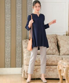 Tiaclasse 【選べる2Type】スキッパーシャツチュニック