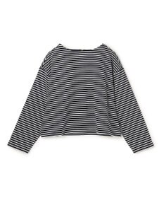 UNFILO L ハイツイストスムース バックZIP ボーダートップス