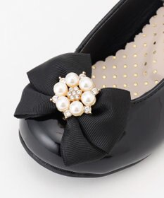 ANY KIDS エナメル ヒール パンプス