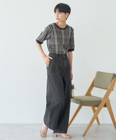 AMERICAN HOLIC タックワイドデニム