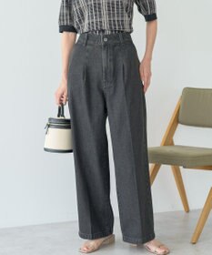 AMERICAN HOLIC タックワイドデニム