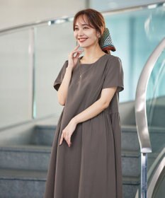 Tiaclasse 【洗える】サイド切替ワンピース