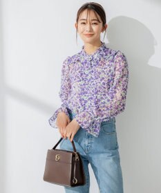 組曲 【23SS】ヴィンテージフラワープリント ブラウス