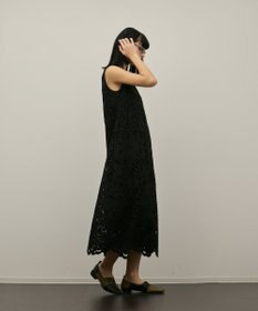 GRACE CONTINENTAL フラワーカットワークワンピース