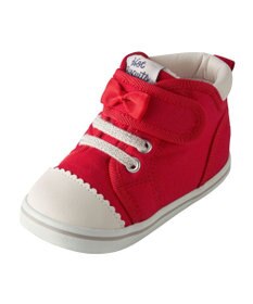 MIKI HOUSE HOT BISCUITS 【13-15cm】 ミニリボン付き キャンバスセカンドシューズ