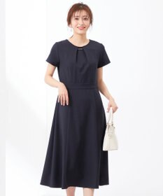 ANY SIS 【WEB・一部店舗限定】リネンライクポリエステル ワンピース