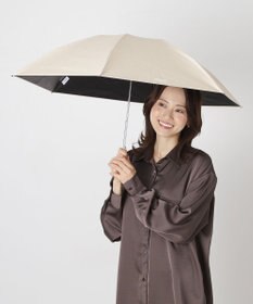 MOONBAT 【 遮光率100％/遮熱/UV/軽量】MACKINTOSH PHILOSOPHY(マッキントッシュフィロソフィー)晴雨兼用日傘 無地 シャンブレーBarbrella バーブレラ 折りたたみ傘 フワクール生地使用