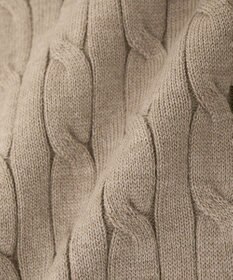 AMERICAN HOLIC ケーブル5分袖ニットプルオーバー