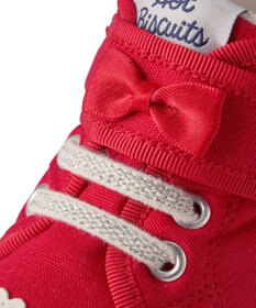 MIKI HOUSE HOT BISCUITS 【13-15cm】 ミニリボン付き キャンバスセカンドシューズ