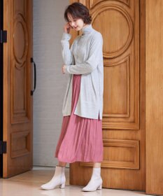 自由区 L 【洗える】CARIAGGI スーパーエクストラファインメリノ ニットカーディガン