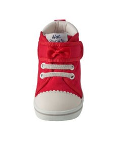 MIKI HOUSE HOT BISCUITS 【13-15cm】 ミニリボン付き キャンバスセカンドシューズ