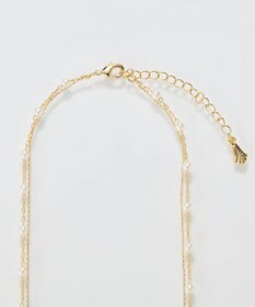 Phoebe <オンワード限定セット>2ラインエレガントパールネックレス×グリームスウィングピアス