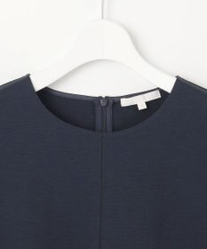 自由区 【接触冷感・UVカット・吸水速乾・抗菌防臭・洗える】ハイツイストポンチペプラム カットソー