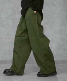 WEGO 【ウエストゴム/ユニセックス着用ITEM】サイドスリットコンバットパンツ