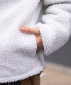 WEGO 【2025年秋冬新作アイテム/ユニセックス着用ITEM/SMLサイズ展開】ボアブルゾン