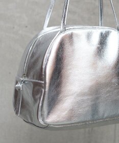 FOLNA RD ホイルレザーボストンバッグ Mサイズ