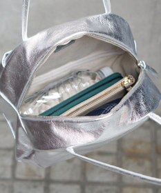 FOLNA RD ホイルレザーボストンバッグ Mサイズ