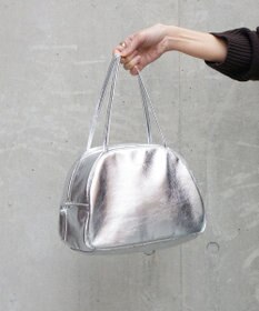 FOLNA RD ホイルレザーボストンバッグ Mサイズ