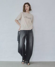 WEGO ワイドカーブデニムパンツ