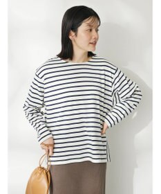 CRAFT STANDARD BOUTIQUE ボーダーサイドスリットプルオーバー