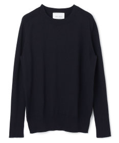 BEIGE， 【WEB限定・洗える】WILLOW / ストレッチクルーネックリブニット