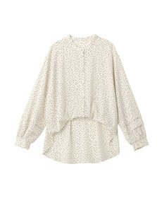 YECCA VECCA 2way裾アレンジパール釦ブラウス