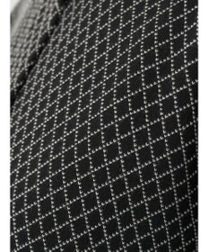 earth music&ecology ダイヤ柄ジャガードカーディガン