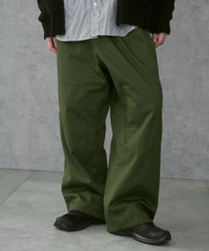 WEGO 【ウエストゴム/ユニセックス着用ITEM】サイドスリットコンバットパンツ