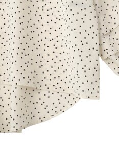 YECCA VECCA 2way裾アレンジパール釦ブラウス