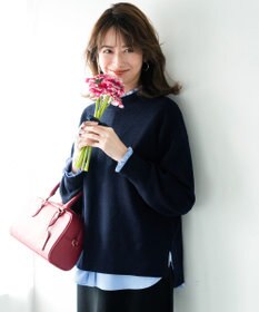 ANY SIS S ラインポイント ニット