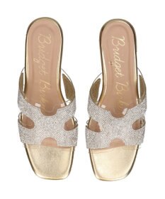 Bridget Birkin 【Bridget Birkin】クリアビジューミュールサンダル