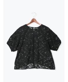 Te chichi メッシュレースボリュームスリーブブラウス