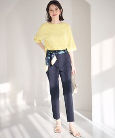 ANY SIS 【接触冷感・UVカット・洗える】ビューティクールボートネック プルオーバー