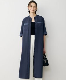 ICB 【先行予約】 FluidBackSatin シャツワンピース