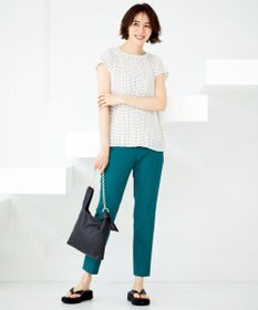 自由区 【WEB限定】ニットカーディガン×ブラウス セット